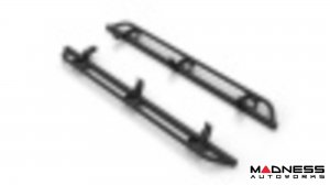 Ford Bronco Rock Sliders - 4 Door - Trail Slider Step System - Textured Black - N Fab 